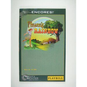 Finian Rainbow Playbill NYC Encores March 2009 New York City Center Kate Baldwin